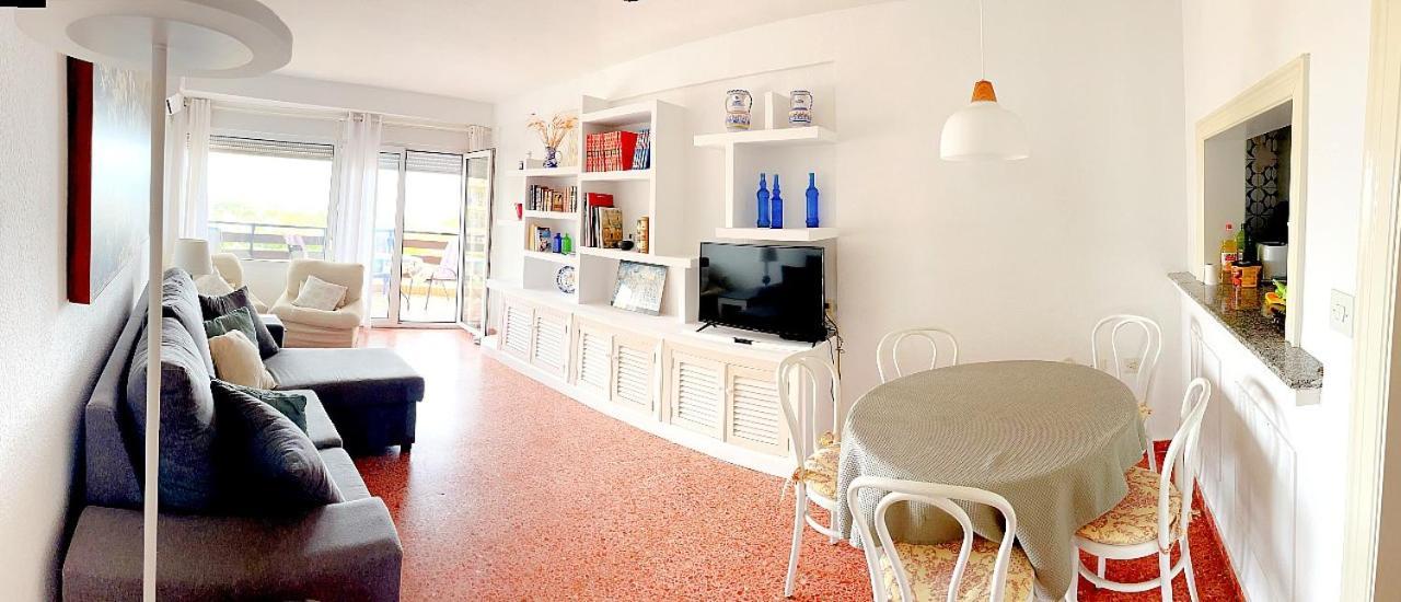 Apartamento Roquetas De Mar Urbanizacion, 2 Dormitorios, Gran Terraza Con Vista Al Mar, Wi-Fi, Parking Y Piscina エクステリア 写真